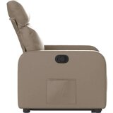  Naslonjač na podizanje od umjetne kože boja cappuccina | shoptok.hr