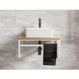 MID.YOU kombiniran umivalnik bitila 60, bela, barva hrasta | Shoptok.si