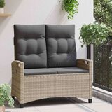  Vrtna klupa s jastukom 105 x 60 x 112 cm čelik | shoptok.hr
