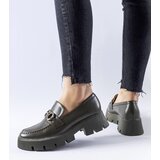 Gemre Green Cerzeto Loafers with Buckle | shoptok.hr