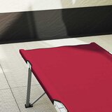  Sklopivi kamperski krevet Crvena 194 x 62,5 x 42,5 cm | Eponuda.com