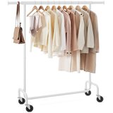  Stalak za odjeću na kotačićima - Bijela | shoptok.hr