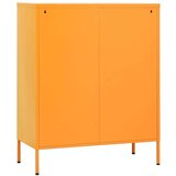 Ormarić Omara za shranjevanje gorčično rumena 80x35x101,5 cm jeklo, (20705568) | Shoptok.si