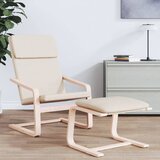  Tabure krem 51 x 41 x 40 cm od tkanine | shoptok.hr
