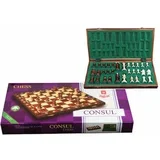 društvene igra - šah garnitura consul rezbarena tabla i figure 5393047