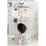 Premium Stil Dečija Ogradica sa Košem “Raketa” Belo Siva 200×160 | ePonuda.com