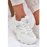Boto EVENTO Women's Sports Sneakers On Thick Sole White Prononice | Shoptok.si