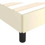  Okvir za krevet s uzglavljem krem 90x200 cm od umjetne kože | shoptok.hr