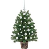  Umjetno božićno drvce s 150 LED svjetlima Zelena 95 cm PE i PVC Slike