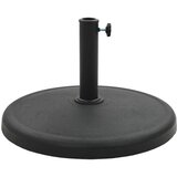  Stalak za suncobran od poliesterske smole okrugli 19 kg crni | shoptok.hr