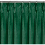  Curtain VILA color bottle green style classic flex 7.5 cm with double pleat velvet 200x270 HOMEDE | shoptok.hr