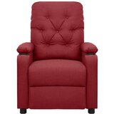  Naslonjač od tkanine crvena boja vina - boja crnog vina 1 | shoptok.hr