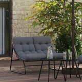  Vrtni namještaj Crna 110 x 81 x 71 cm Čelik s prahom premazan | shoptok.hr