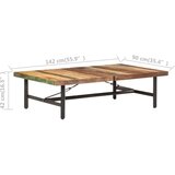  Klubska mizica 142x90x42 cm trden predelan les | Shoptok.si