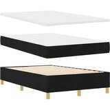  s opruga kutije s uzglavljem Crna 120 x 200 cm tkanina | shoptok.hr