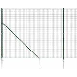  Ograda od žičane mreže sa šiljastim držačima zelena 2x25 m | shoptok.hr
