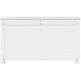  Kutija za pohranu bijela 80 x 40 x 45,5 cm od masivne borovine | shoptok.hr