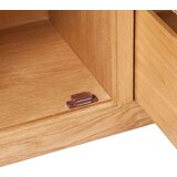 vidaXL bočna komoda od masivne hrastovine s 3 ladice 110x33,5x70 cm | shoptok.hr