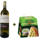Calvet Belo vino Chardoay, 0,75l + GRAN DUCALE Panettone Pistaći, 750g  Calvet Belo vino Chardoay, 0,75l + GRAN DUCALE Panettone Pistaći, 750g Slike