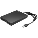 Sandberg FDD Vanjski - USB mini čitač disketa (maloprodaja; USB; USB napajanje; 3,5" za 1,44 disk; crni) | shoptok.hr