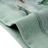  Dječja topla majica svijetla kaki prošarana 128 | shoptok.hr