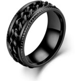 INF Antistresni obroč z vrtljivo verigo Black 19 mm, (21237947) | Shoptok.si