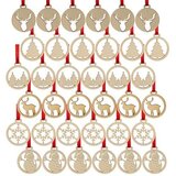 Ruhhy drvene božićne kuglice 5,5 cm, set od 36 | shoptok.hr