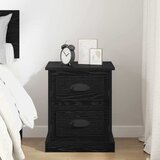  Noćni ormar Crni hrast 39 x 39 x 47.5 cm Konstruirano drvo | shoptok.hr