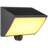 Brilliant LED solarno zidno svetlo SIERRA LED/6W/3,7V 2000 mAh IP54 crna | Eponuda.com