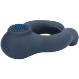 Loveline vibracijski obroček za penis s stimulacijo klitorisa (siv) | Shoptok.si