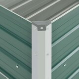  Vrtna sadilica od pocinčanog čelika 100 x 40 x 45 cm zelena | shoptok.hr
