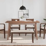  Klupa 90 cm smeđa puna drvena guma | shoptok.hr