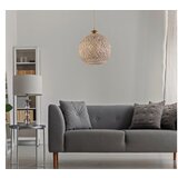 Opviq Bež/v zlati barvi viseča svetilka s senčilom iz jute ø 24 cm – | Shoptok.si
