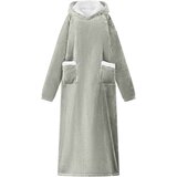  Deka majica s kapuljačom Siva L Flis i flanel | shoptok.hr