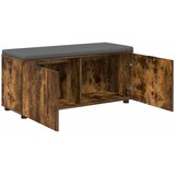  Klupa za hodnik s jastukom Dimljeni Hrast 100 x 38 x 46 cm | Eponuda.com