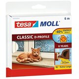 Tesa Traka za brtvljenje D-PROFIL ZA VRATA I PROZORE SMEĐI 7MM/6M Cijene