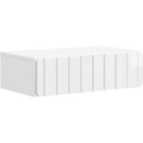 Stolna montirana na zid Bijela visokog sjaja 59 x 34,5 x 17 cm | shoptok.hr