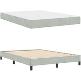  Krevet s opruga kutije Svijetlo siva 140 x 190 cm tkanina | Shoptok.si