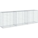 vidaXL Gabionska košara s poklopcem 300x50x100 cm pocinčano željezo | shoptok.hr
