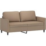  3-dijelni set sofa s jastucima boja cappuccina od umjetne kože | shoptok.hr