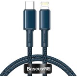 Baseus pleteni kabel visoke gostote type-c do lightning, pd, 20 w, 1 m (moder), (20636246) Cene