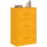 vidaXL Komoda boja senfa 67 x 39 x 107 cm čelični Cijene