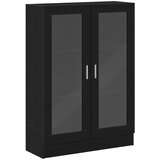  Ormar za knjige crni hrast 82,5x30,5x115 cm konstruirano drvo | shoptok.hr