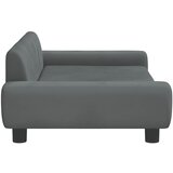  Krevet za pse tamnosivi 100 x 54 x 33 cm baršunasti | shoptok.hr