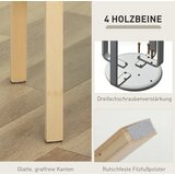  Tapecirane stolice u setu od 4 slagajuće lakirana površina drvene noge kaki boja | shoptok.hr