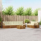  Set vanjskih sofa 7 kom. Prirodna i krem | shoptok.hr