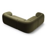 Micadoni Zelena baršunasti kutna garnitura (s lijevim kutom/u obliku slova L) Kate – | shoptok.hr