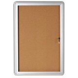 Bi-office Oglasna omarica s ključem 12 x A4 pluta 981 x 940 mm | Shoptok.si