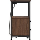  Noćni ormar Smeđi hrast 40 x 31 x 60 cm Konstruirano drvo | shoptok.hr