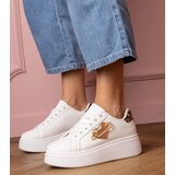 Gemre White sneakers with leopard print detail Lerisol | Shoptok.si